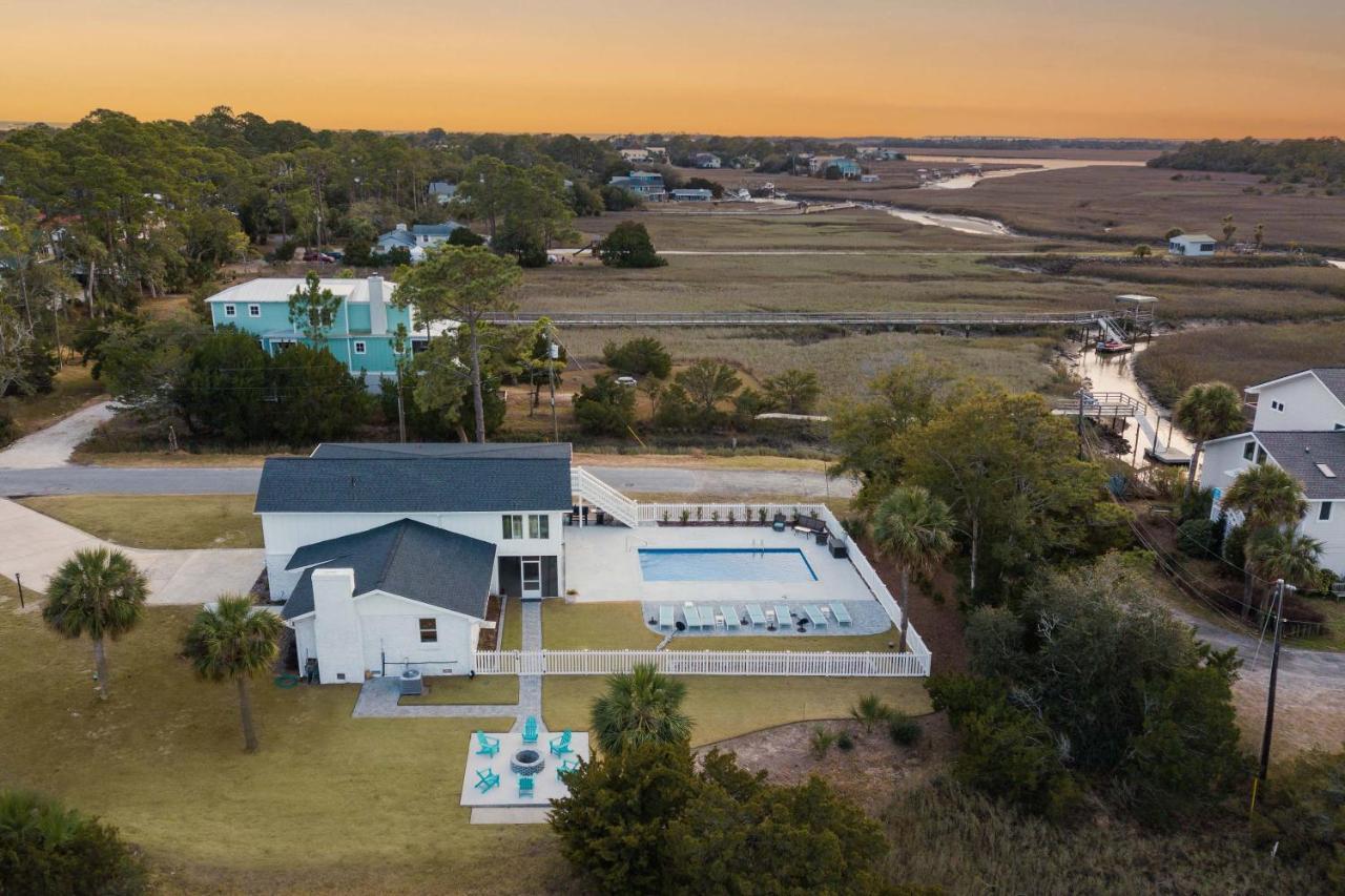 Moonlit Marsh Villa Tybee Island Esterno foto
