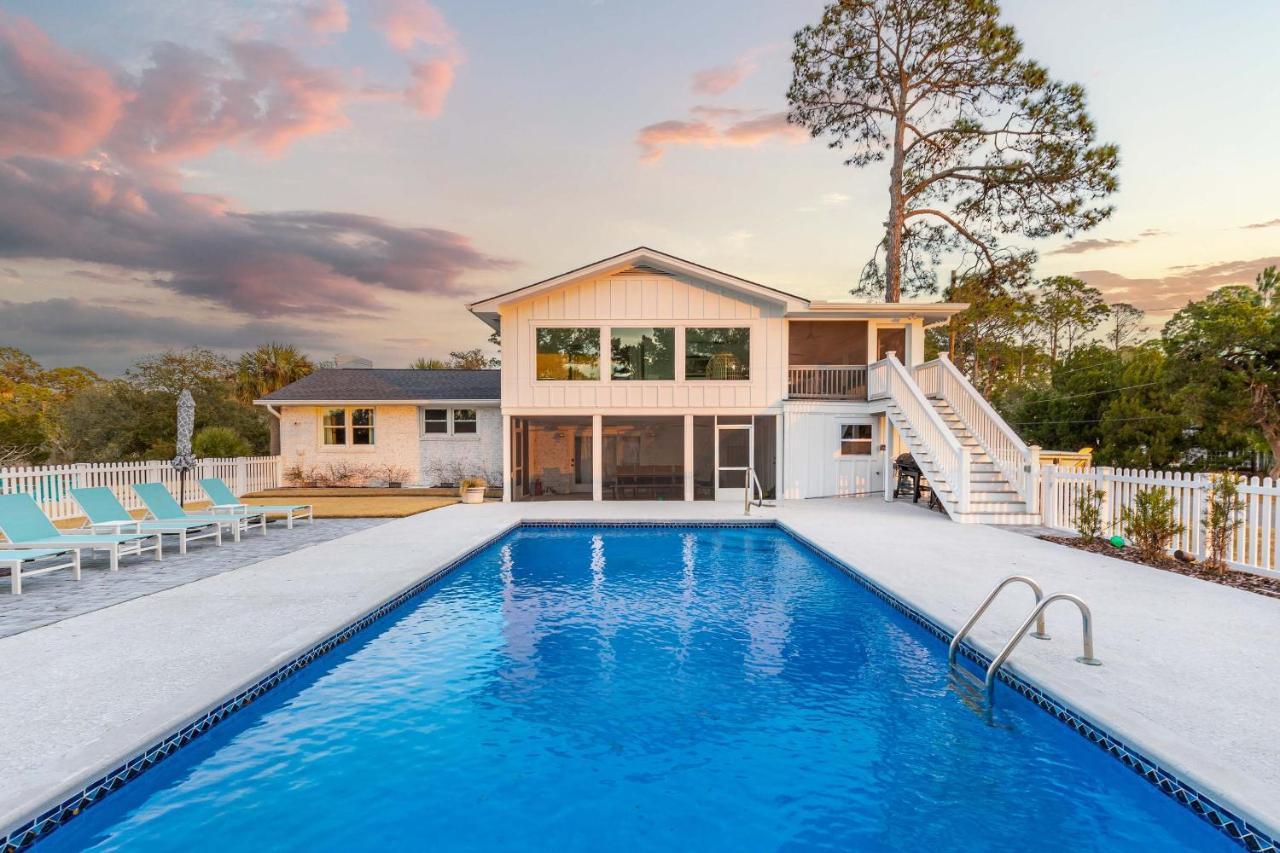 Moonlit Marsh Villa Tybee Island Esterno foto